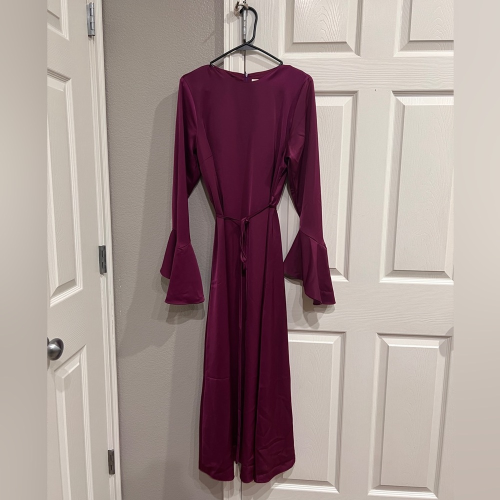 Veiled Dark Purple Modest dress NWOT